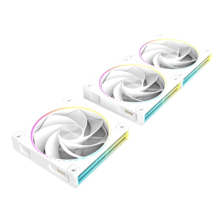 Zalman ZM-DF120R, 120mm Daisy Chain Fan, Reverse, 2300RPM, White – 4