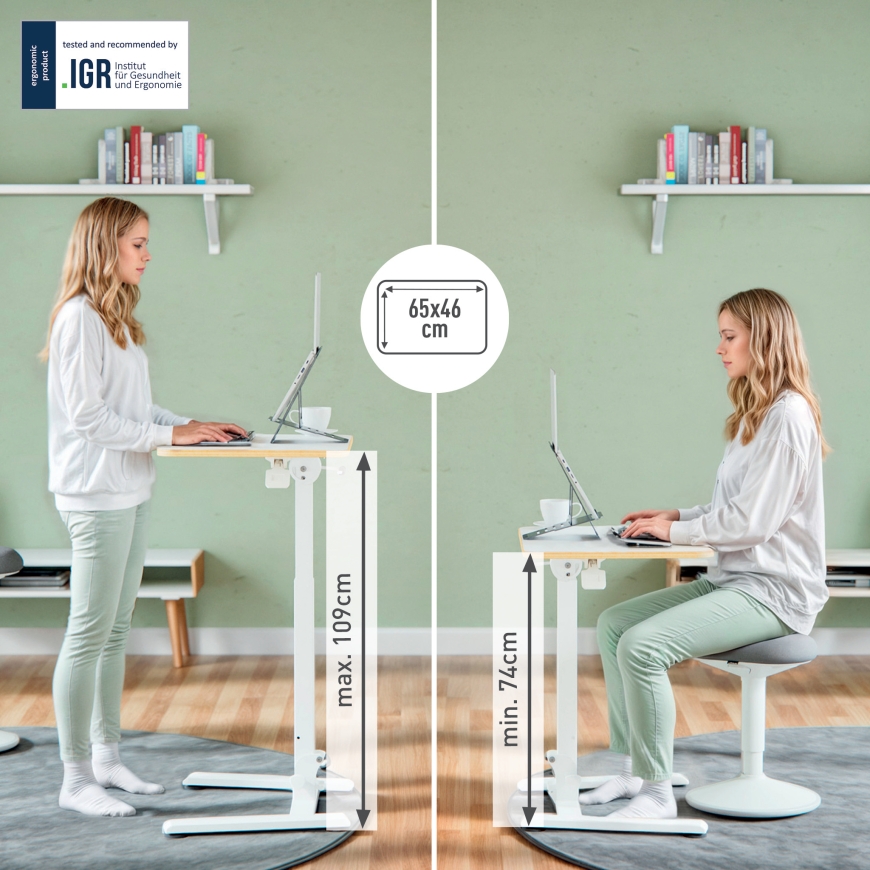 Leitz 65880001 stāvgalds Balts – 2