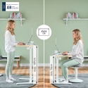Leitz 65880001 stovimasis stalas Balta Leitz 65880001 stovimasis stalas Balta