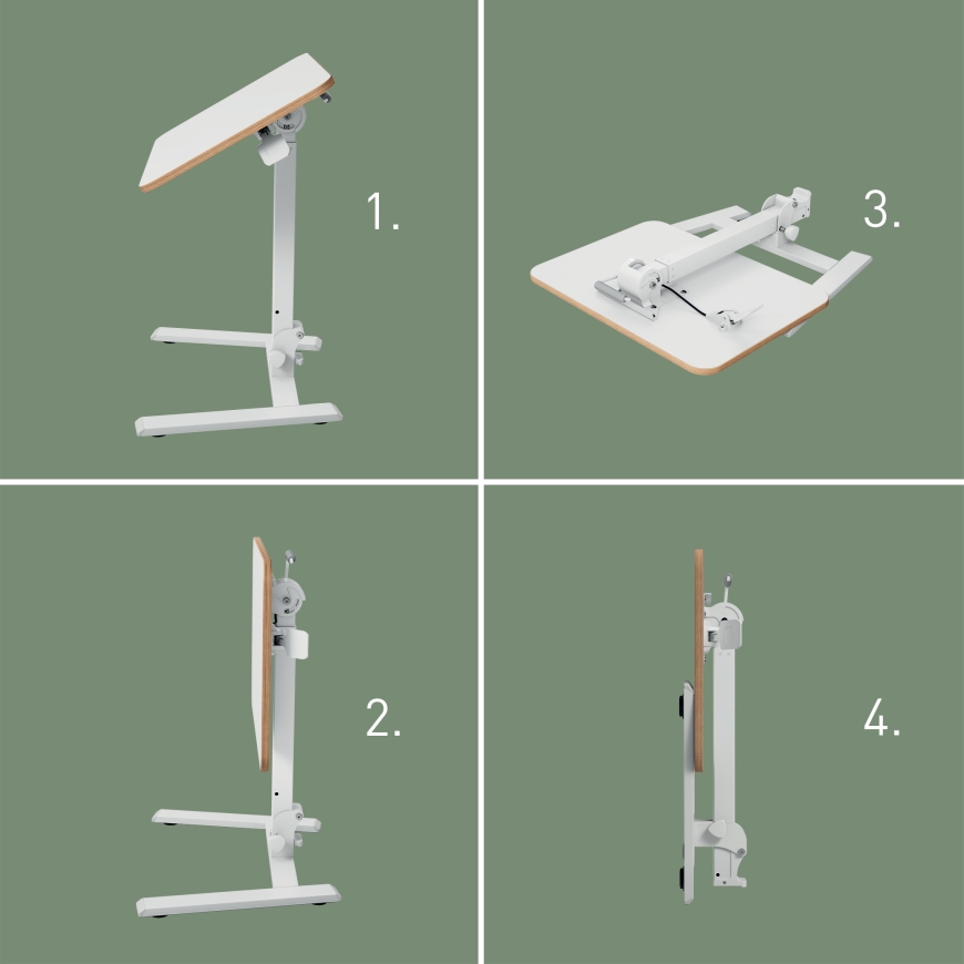 Leitz 65880001 püstijala-töölaud Valge – 3