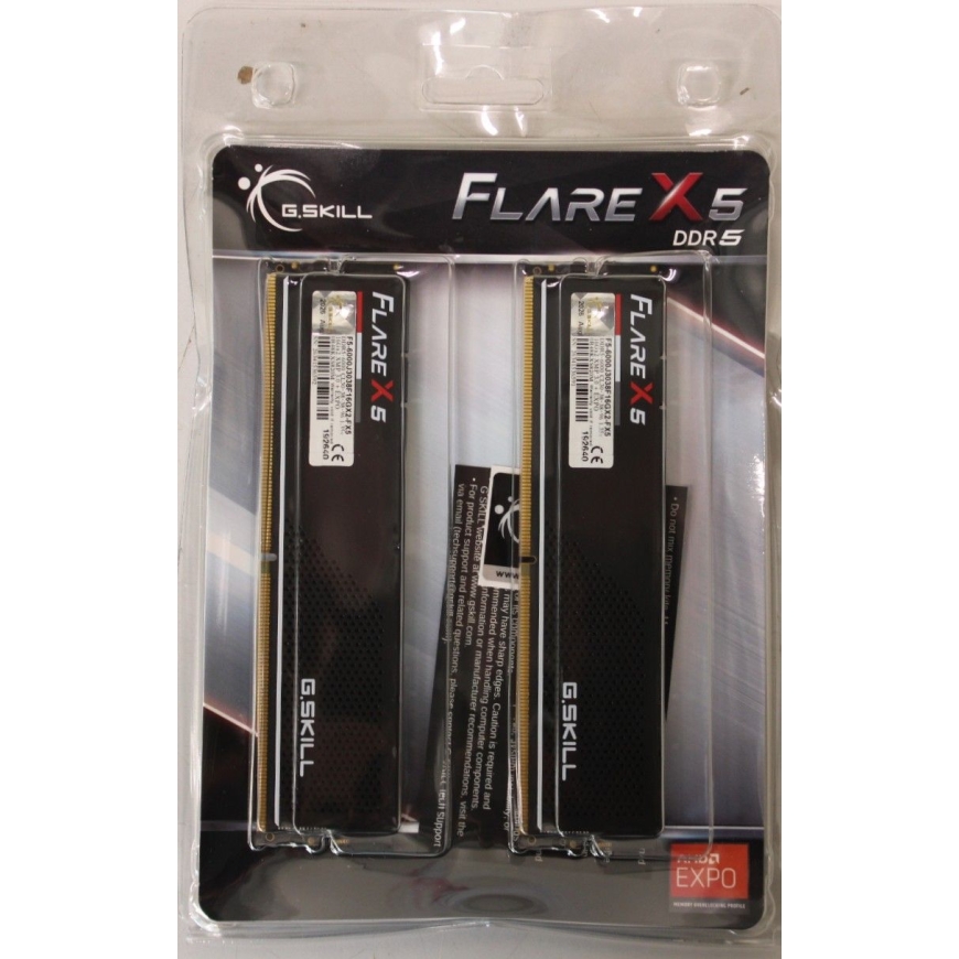 РАСПРОДАЖА. Flare X5 DDR5 32ГБ (16ГБx2) 30-38-38-96 6000 MT/с | РАСПРОДАЖА. | Flare X5 | 32 Набор (16ГБx2) ГБ | DDR5 | 6000 МГц