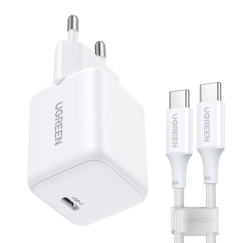 Ugreen X513 Nutitelefon Valge Vahelduvvool Kiirlaadimine Hoonesisene