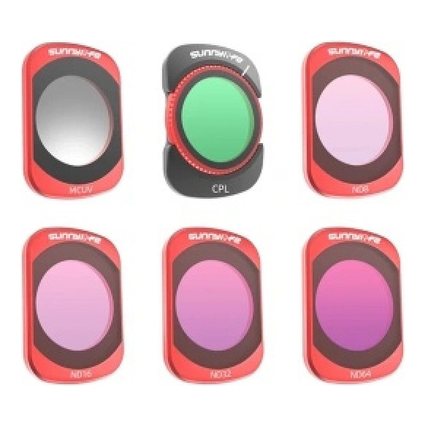 Sunnylife Pocket 4/Pocket 3 MCUV CPL ND8/16/32/64 filtru komplekts – 2