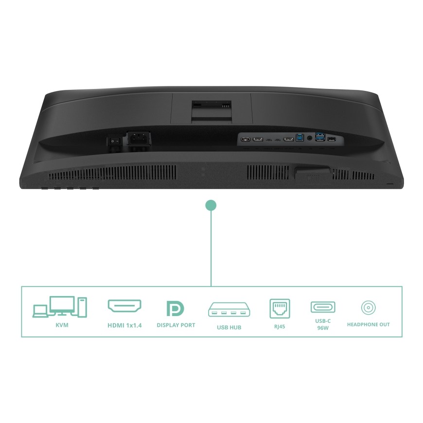 AOC 24P4CV PC lamekuvar 60,5 cm (23.8") 1920 x 1080 pikslit Full HD LED Must – 4