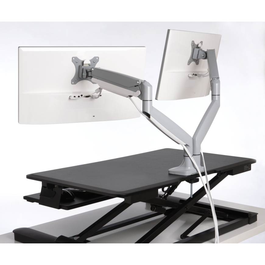 Kensington SmartFit One-Touch Height-Adjustable Dual Monitor Arm – 4