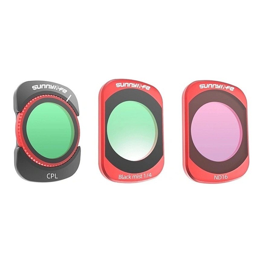 Набор фильтров Sunnylife Pocket 4/3 CPL ND16 1/4 Black Mist
