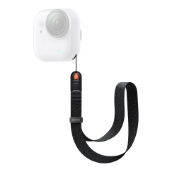 Insta360 GO Ultra prisiškai prilipusi rankos diržas