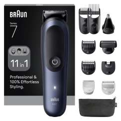 Braun 80789907 hair trimmers/clipper Dark Blue 21 Lithium-Ion (Li-Ion)
