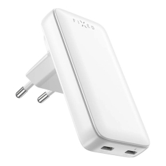 Slim Traveller 2xUSB-C reisilaadija maailmse adapteritega, GaN, 45W | Valge