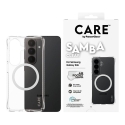 CARE by Samba Transparent Case with White Qi for Samsung New Galaxy S26 CARE by Samba Transparent Case with White Qi for Samsung New Galaxy S26