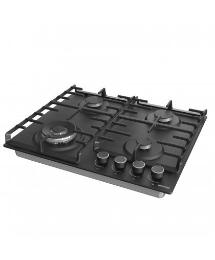 Gorenje Hob GW642AB Gas, Number of burners/cooking zones 4 – 2