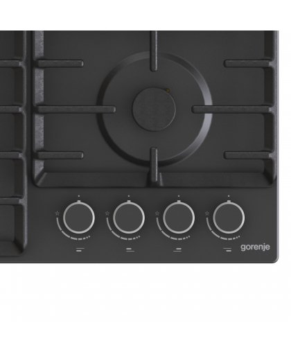 Gorenje Hob GW642AB Gas, Number of burners/cooking zones 4 – 3