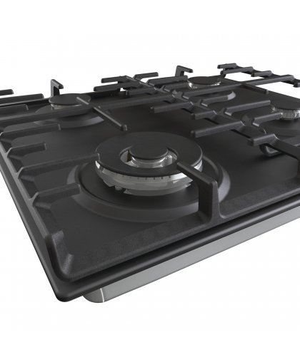Gorenje Hob GW642AB Gas, Number of burners/cooking zones 4 – 4