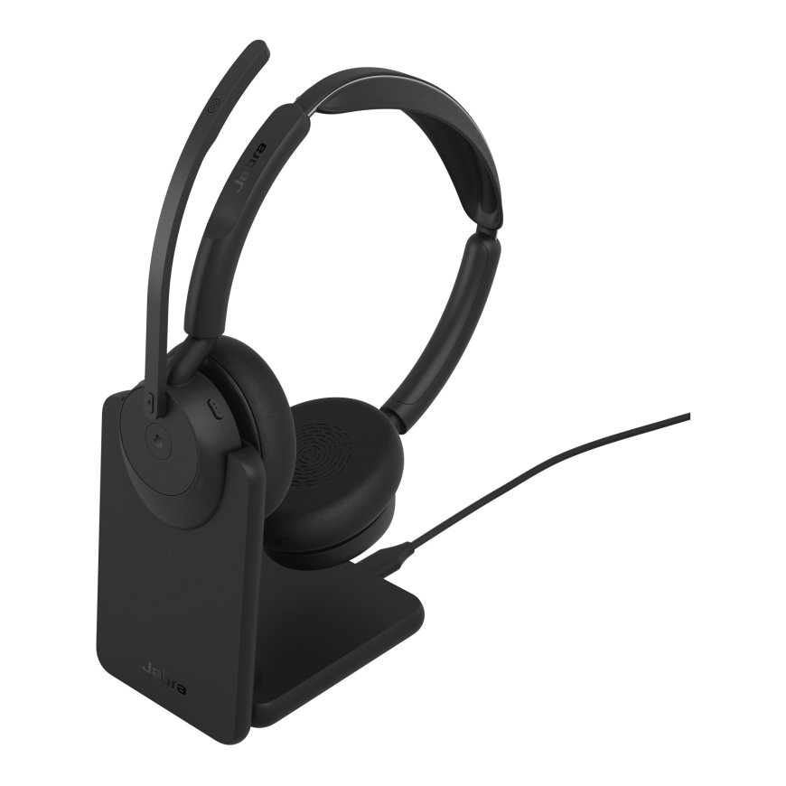 Jabra Evolve3 45 MS - USB-C with Dongle - Stereo (Charging Stand) – 2
