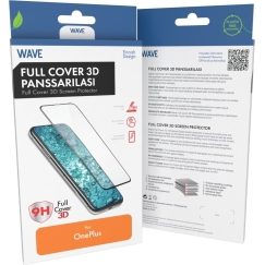 Wave Full Cover 3D-panssarilasi, OnePlus 13R, musta kehys