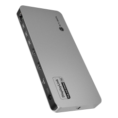 ICY BOX IB-DK7402-C31 Vielinis USB 3.2 Gen 2 (3.1 Gen 2) Type-C Juoda, Antracitas