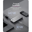 ICY BOX IB-DK7402-C31 Vadu USB 3.2 Gen 2 (3.1 Gen 2) Type-C Melns, Antracīts ICY BOX IB-DK7402-C31 Vadu USB 3.2 Gen 2 (3.1 Gen 2) Type-C Melns, Antracīts