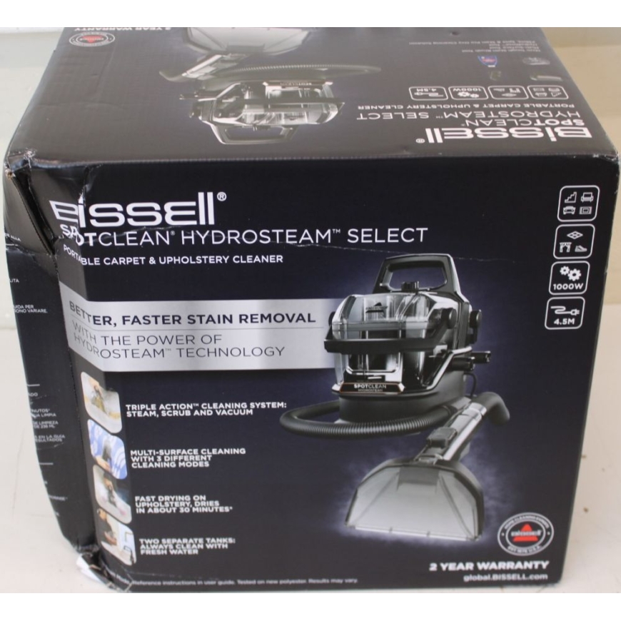 SALE OUT. SpotClean HydroSteam Select | Portable Carpet and Upholstery Cleaner | SpotClean HydroSteam Select | Corded operation