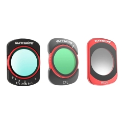 Sunnylife filtru komplekts Osmo Pocket 4/Pocket 3: VND2-32, CPL, MCUV, Black Mist 1/4