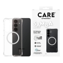 CARE by Samba caurspīdīga vāciņš ar baltu Qi Samsung New Galaxy S26 Plus CARE by Samba caurspīdīga vāciņš ar baltu Qi Samsung New Galaxy S26 Plus