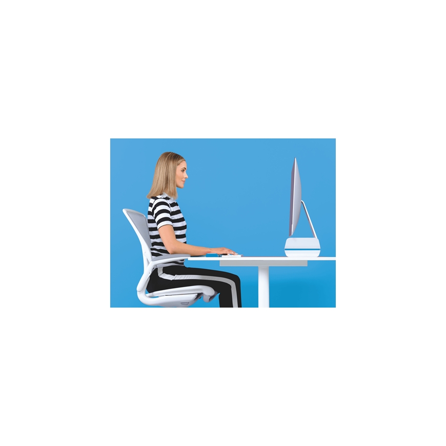 Leitz 65040036 monitora stiprinājums un statīvs 68,6 cm (27") Galds Zils, Balts – 2