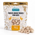 PETITTO Freeze-dried duck treats - cat treats - 70g PETITTO Freeze-dried duck treats - cat treats - 70g