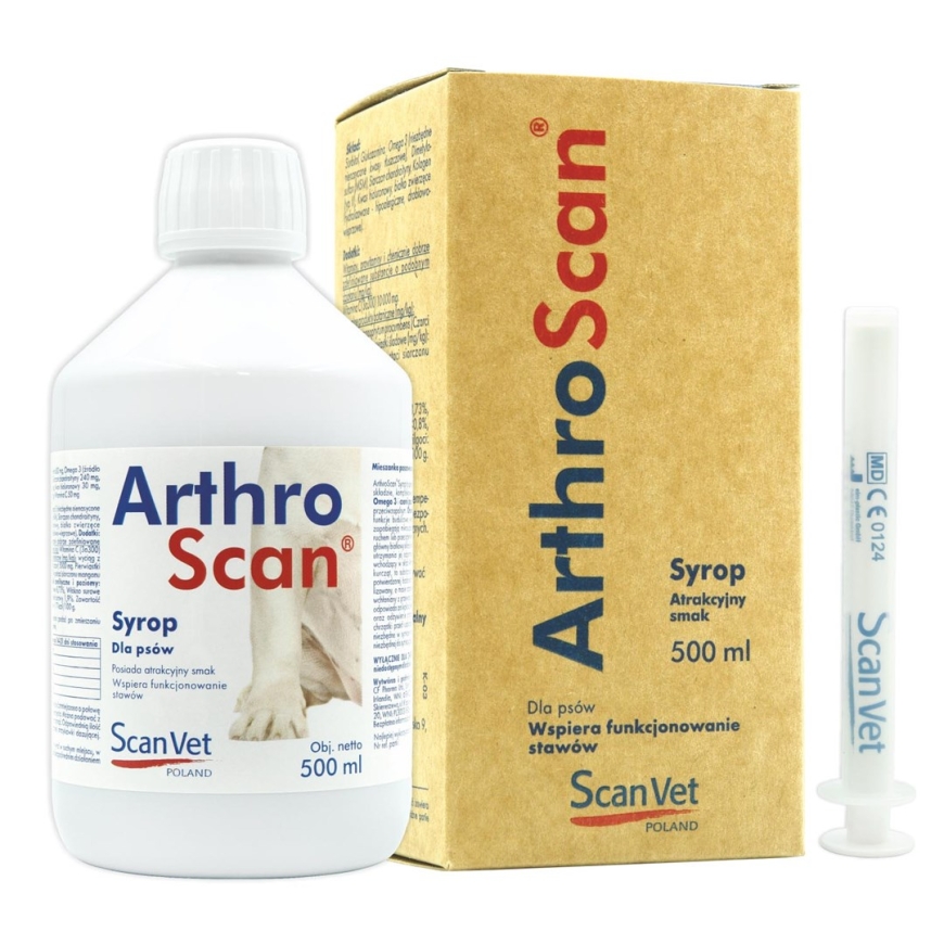 SCANVET ArthroScan siirup - toidulisandid koertele - 500ml