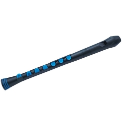 NUVO Recorder+ soprano fleita, juoda ir mėlyna