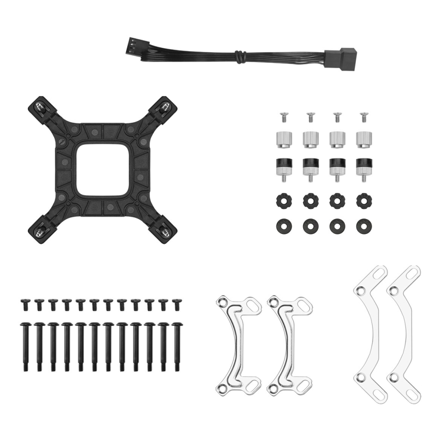 DeepCool LE360 V2 ZERO DARK procesora šķidrumu dzesēšanas komplekts 12 cm melns 1 gab. – 5