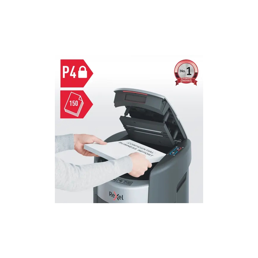 Rexel ShredMax AutoFeed+ 150X Cross Cut Paper Shredder – 2