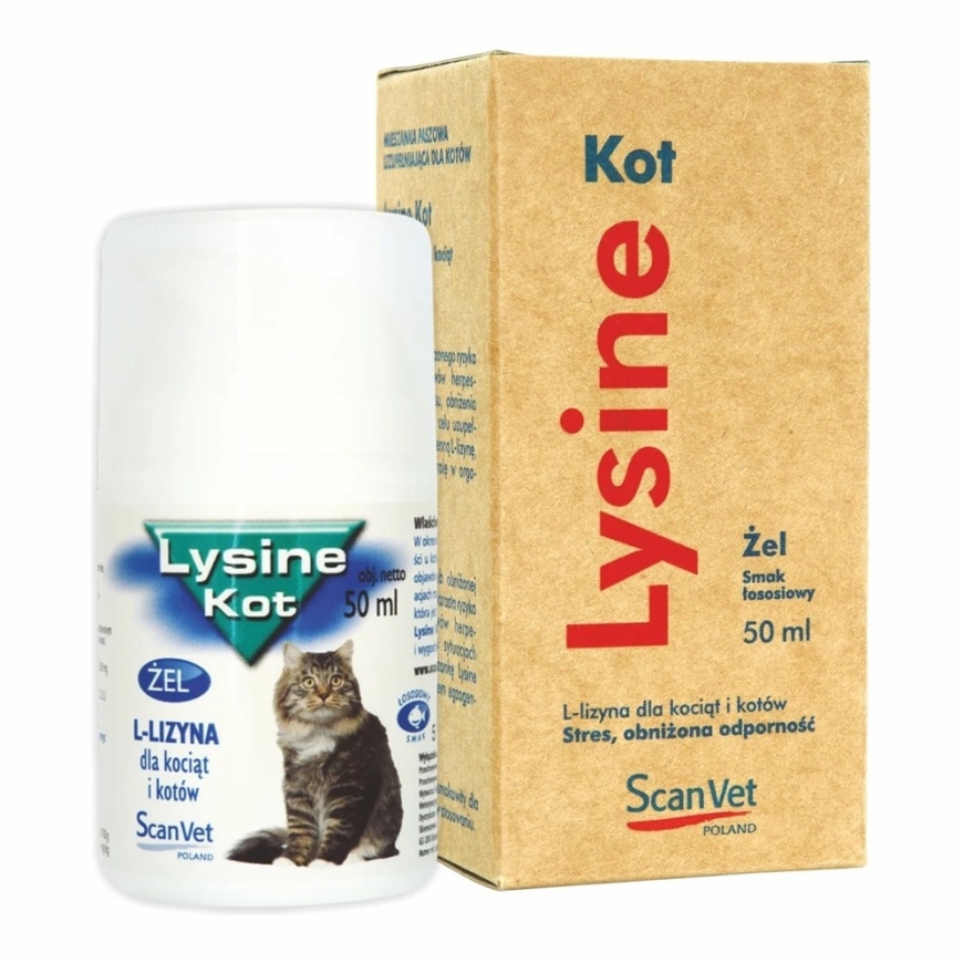 SCANVET Lizin - diētiskie papildinājumi kaķiem