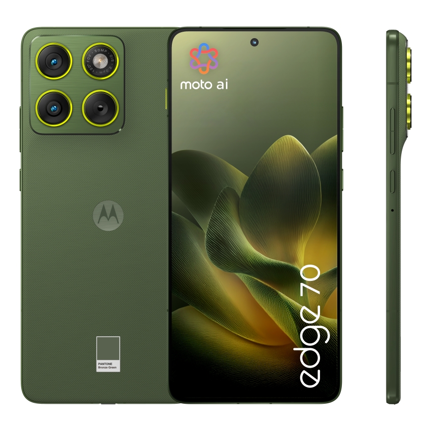 Motorola edge 70 17 cm (6.7") Две SIM-карты Android 16.0 5G USB Type-C 12 GB 512 GB 4800 mAh Зеленый – 2