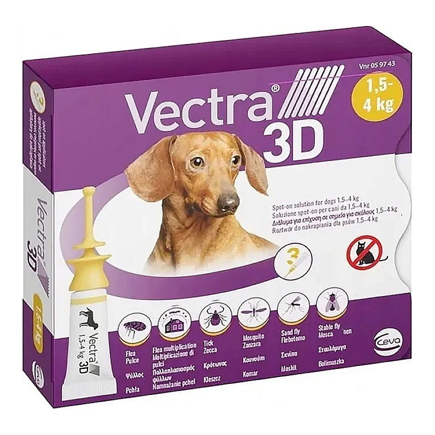 CEVA Vectra 3D (1,5-4kg) -
