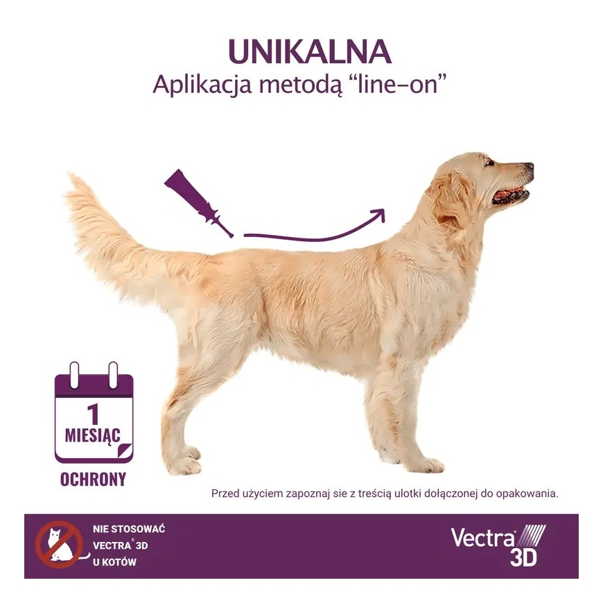 CEVA Vectra 3D (25-40kg) - anti-parazītu pilieni suņiem - 3 x 4ml – 3