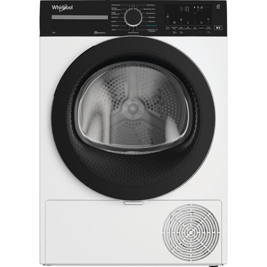 Whirlpool WSD 74 WBB PL tumble dryer Freestanding Front-load 7 kg White – 2