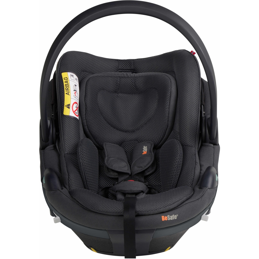 BeSafe Go Beyond 2 turvakaukalo, 40–87 cm, antracīts ar acu audumu – 4