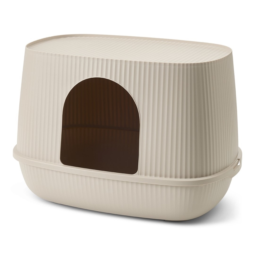 SAVIC Moona Mocha - kissan märkälaputuslaatikko - 57x39x39cm