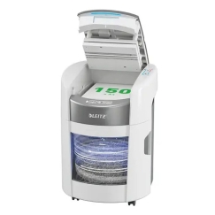Leitz IQ OptiMax Autofeed Home Office 150 P5 Micro Cut Paper Shredder