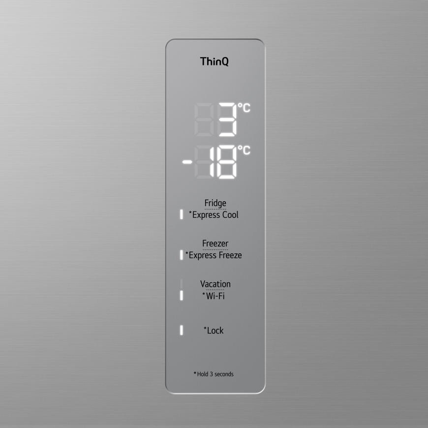 LG GBV5250CPY Vapaasti seisova 387 L Hopea – 4