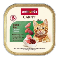 ANIMONDA Carny täiskasvanud kana ja metskured - märg kassitoit - 85g