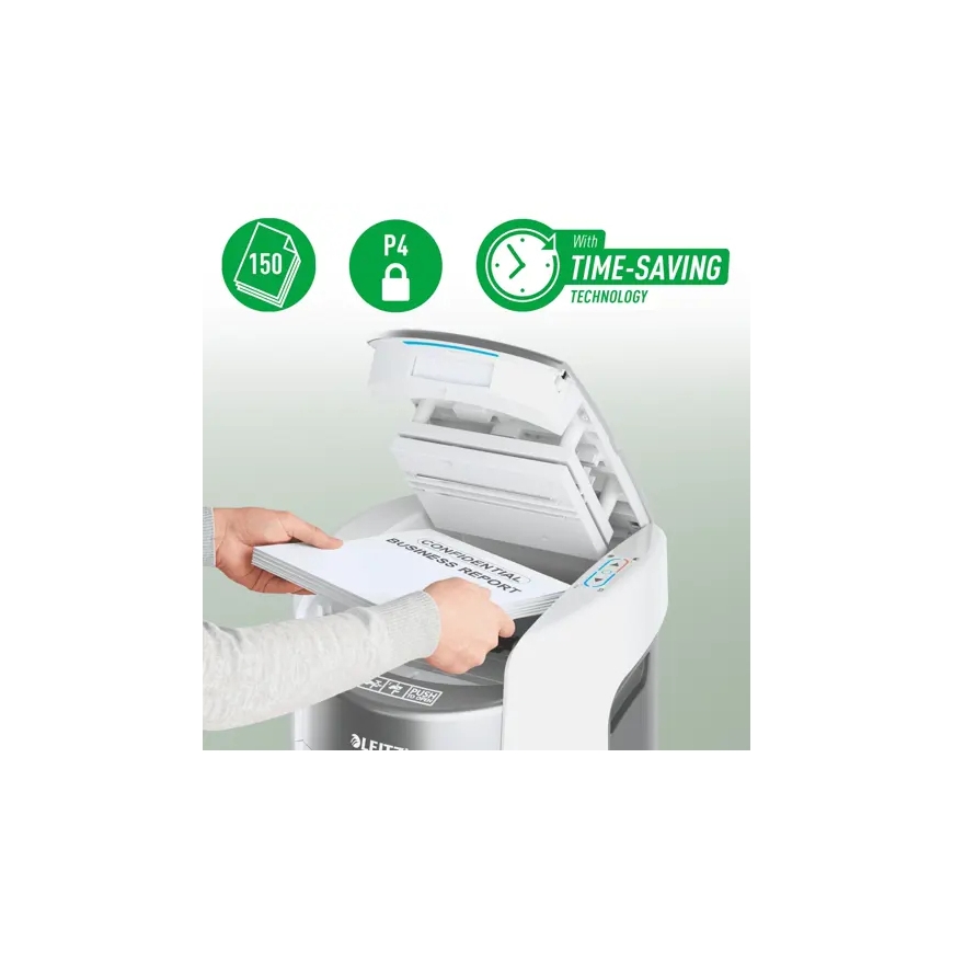 Leitz IQ OptiMax Home Office 150 automaattinen paperisilppuri, P4 – 2