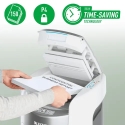 Leitz IQ OptiMax Autofeed Home Office 150 P4 Cross Cut Paper Shredder Leitz IQ OptiMax Autofeed Home Office 150 P4 Cross Cut Paper Shredder
