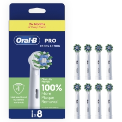 Oral-B Pro Cross Action nomaiņbirstes, 8 gab.