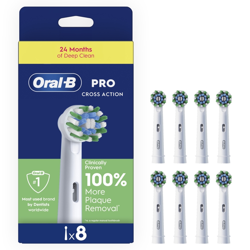Oral-B Pro Cross Action vahetushari, 8 tk