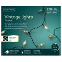 Lumineo vintage LED šviestuvų rinkinys vidaus ir lauko naudojimui