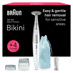 Braun Silk·épil Bikini Trimmer, + 4 attachments, FG1100, white