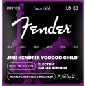 К Strings Fender Hendrix Voodoo Child™, никелированный сталь, Bullet-голова .010-.038 К Strings Fender Hendrix Voodoo Child™, никелированный сталь, Bullet-голова .010-.038
