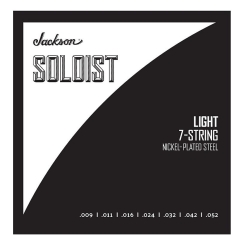Jackson® Soloist™ 7 String Light Electric Guitar Strings, 9 - 52