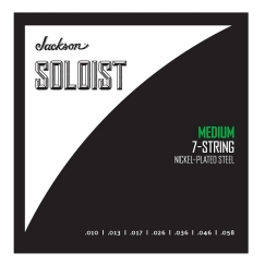 Jackson® Soloist™ 7 String Medium, electric guitar strings, 10 - 58