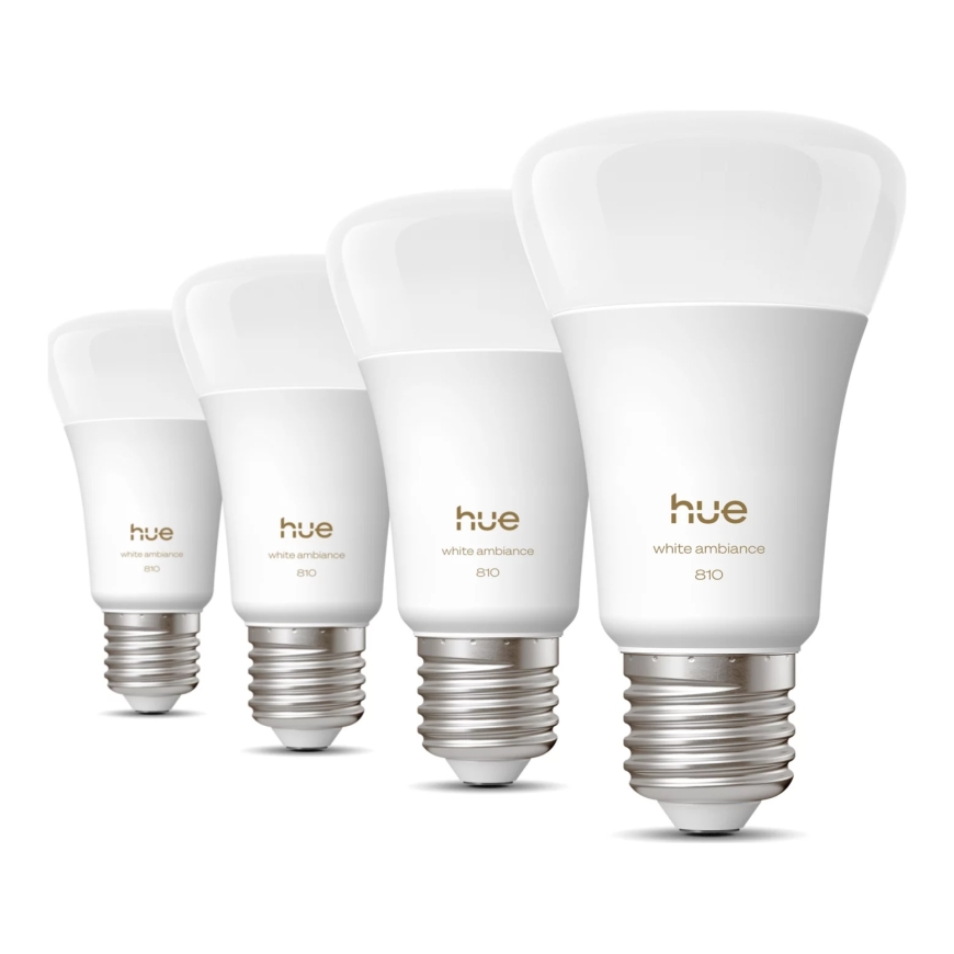 Philips Hue balts atmosfēras apgaismojums A60 – viedā spuldze E27 – 810 – 2